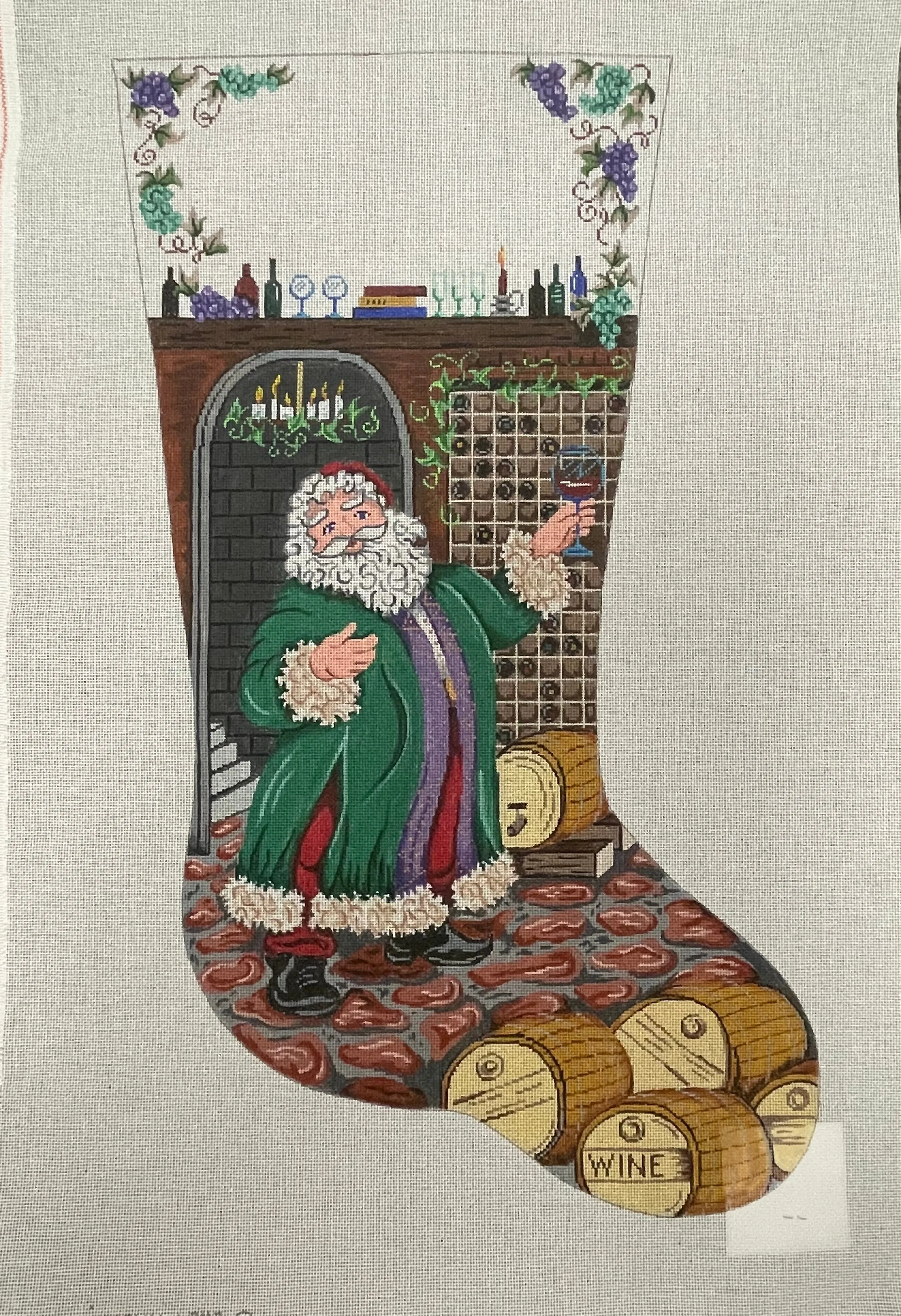* Patti Mann Designs 247CHR Santa's Wine