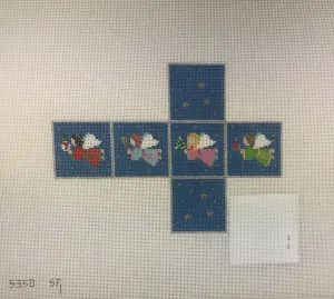 * Susan Roberts Needlepoint Design, Inc 5350 Flying Angels Cube