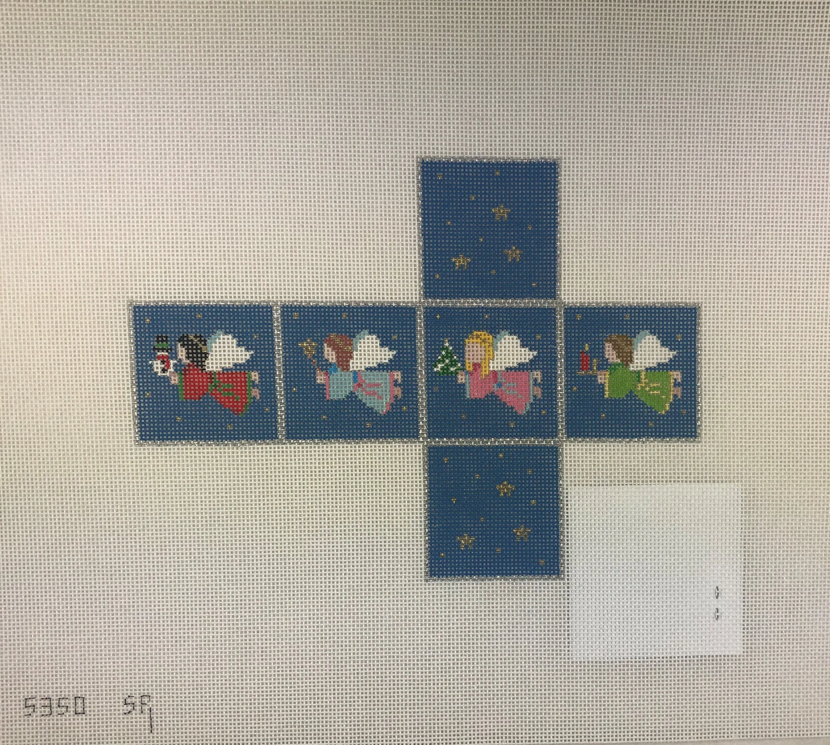 * Susan Roberts Needlepoint Design, Inc 5350 Flying Angels Cube