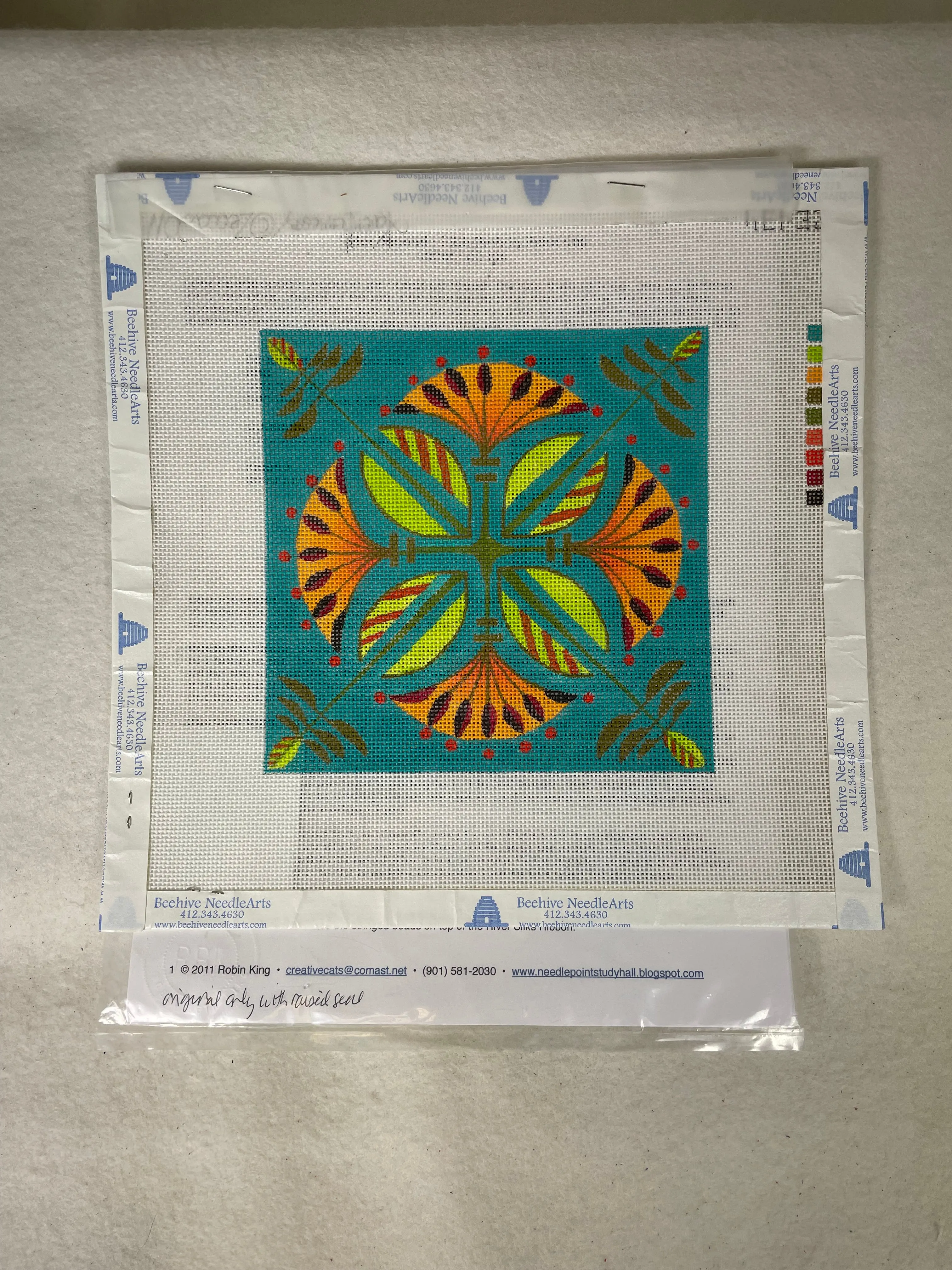 * Zecca 134 Lotus Squared with Stitch Guide