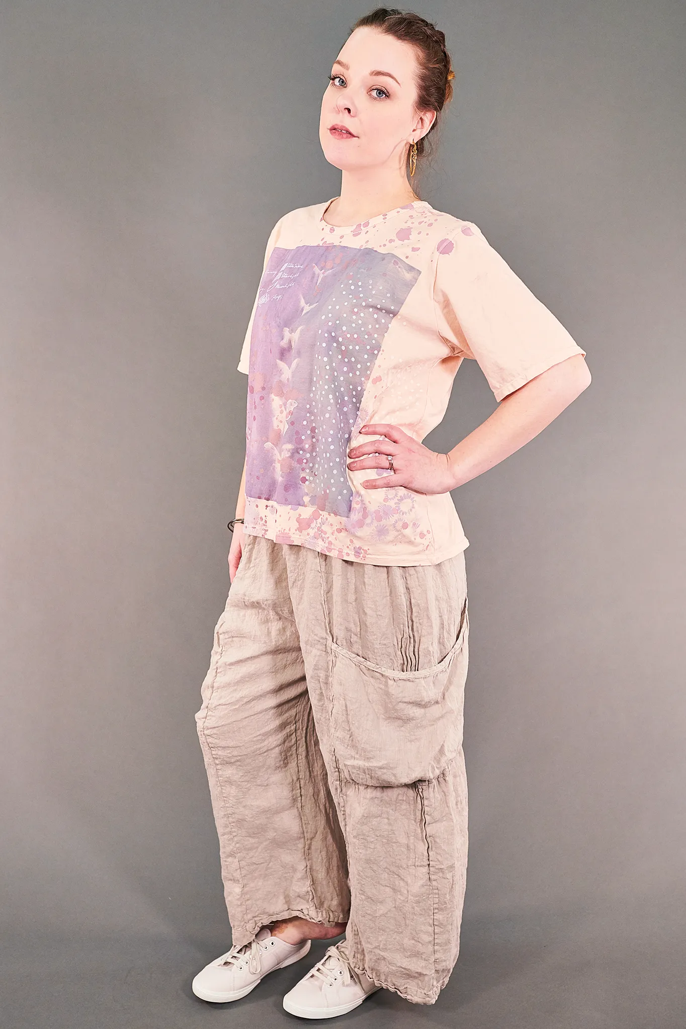 1144-s/s Simple Tee Hushed Pink-P