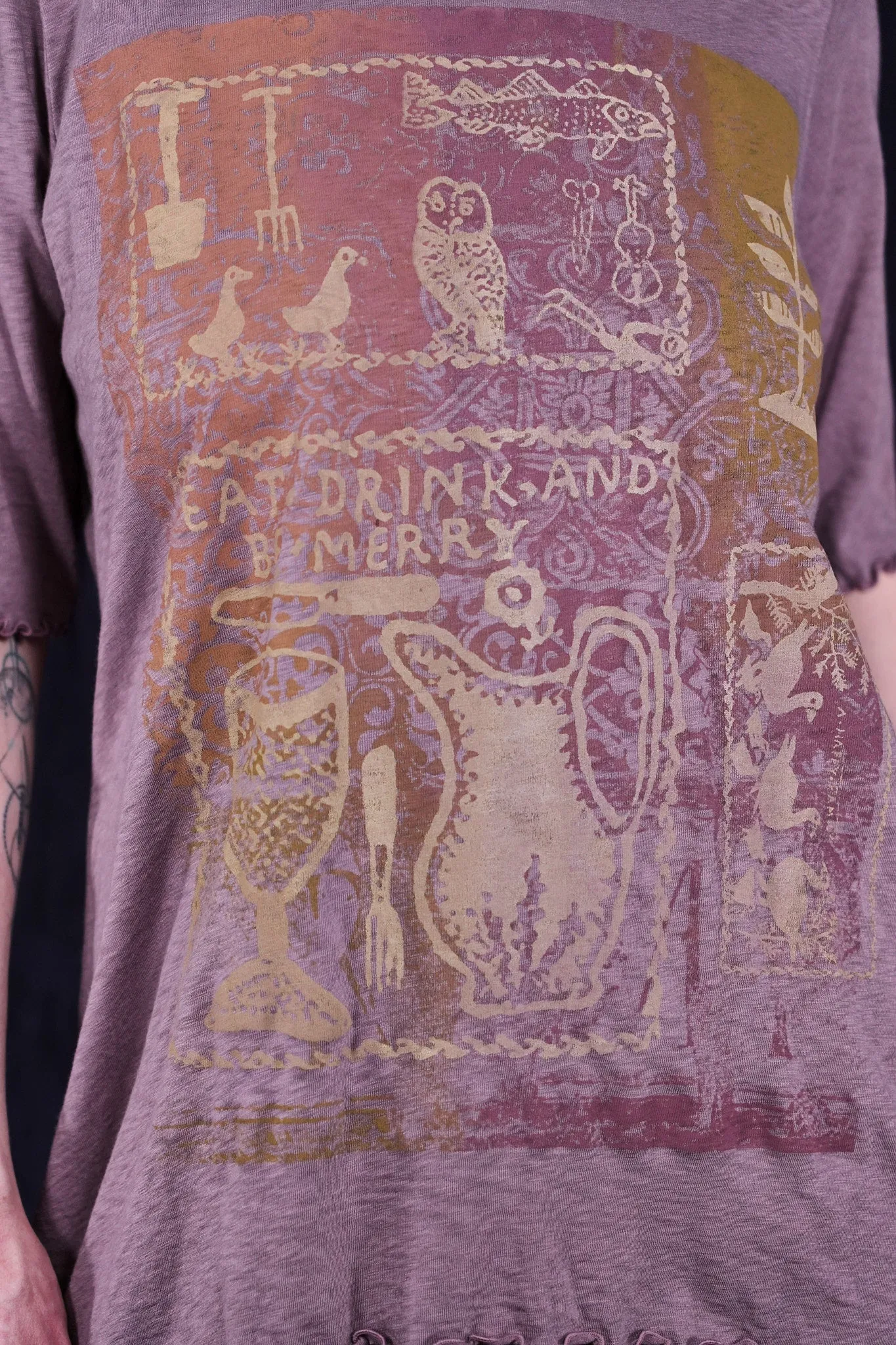 1600 Simple Tee Rose Earth-P