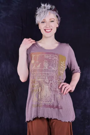 1600 Simple Tee Rose Earth-P