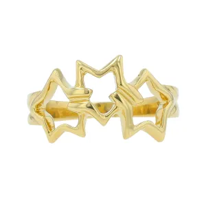 18K YG Tiffany & Co Star Ring