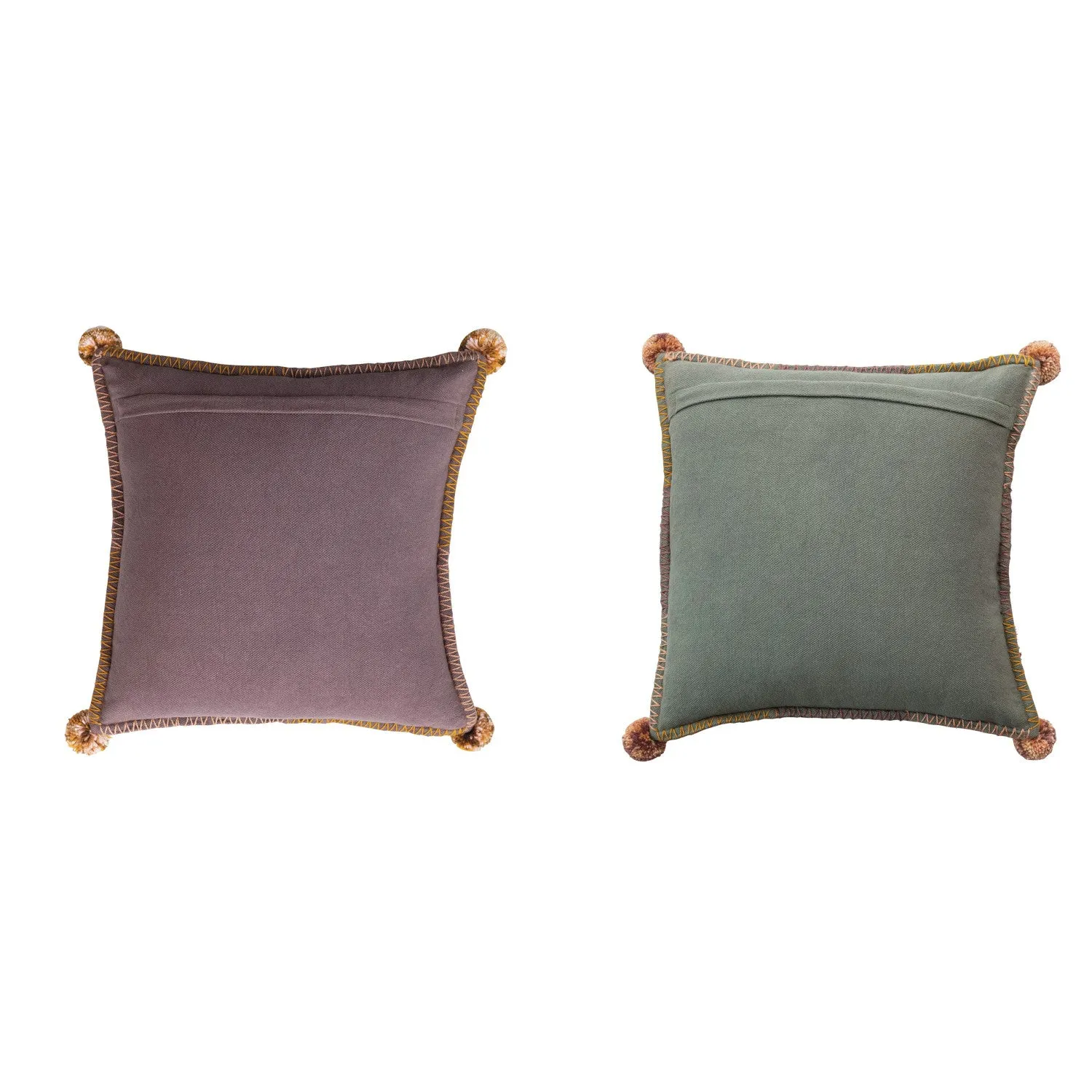 18" Tufted Bouquet Pillows