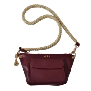1902 Lina Mini Crossbody Bag - Burgundy
