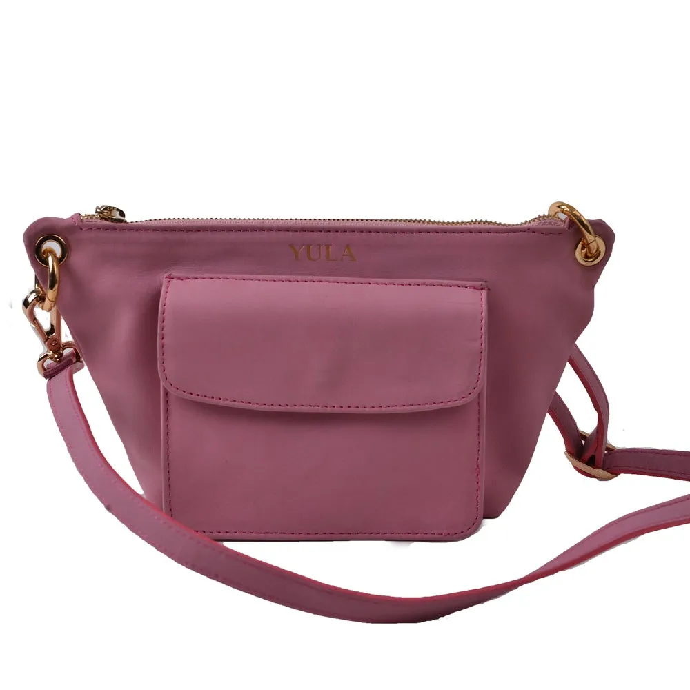 1905 Lina Mini Crossbody Bag - Powdred Pink