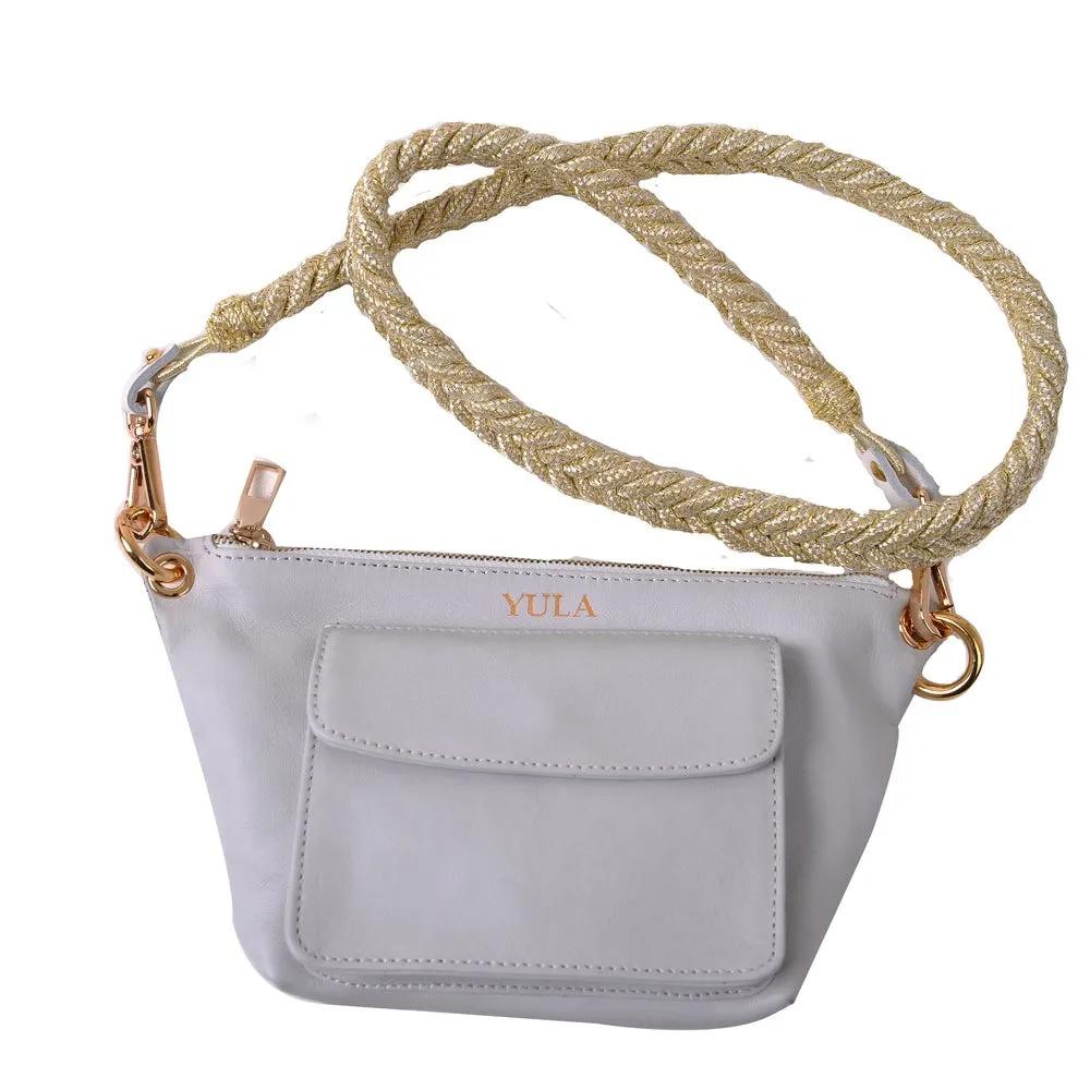 1912 Lina Mini Crossbody Bag - White