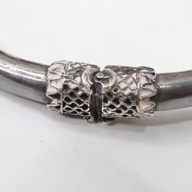 1960 Silver Doublehead Ram Cuff Bracelet