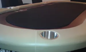 90" Black "Championship" Poker table w/ Money Slot
