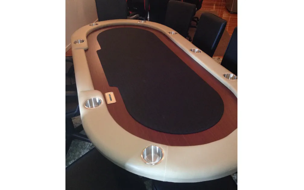 90" Black "Championship" Poker table w/ Money Slot