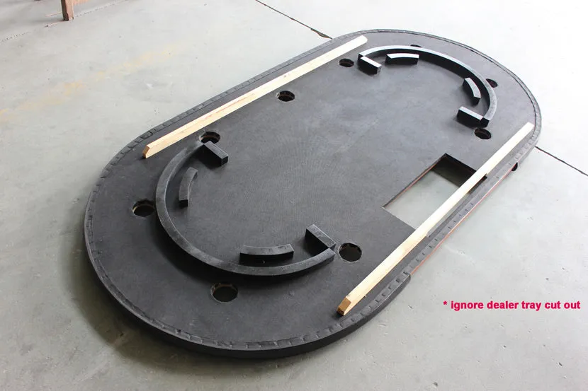 90" Black "Championship" Poker table w/ Money Slot