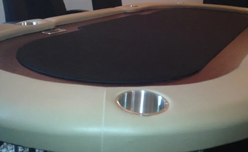 90" Black "Championship" Poker table w/ Money Slot