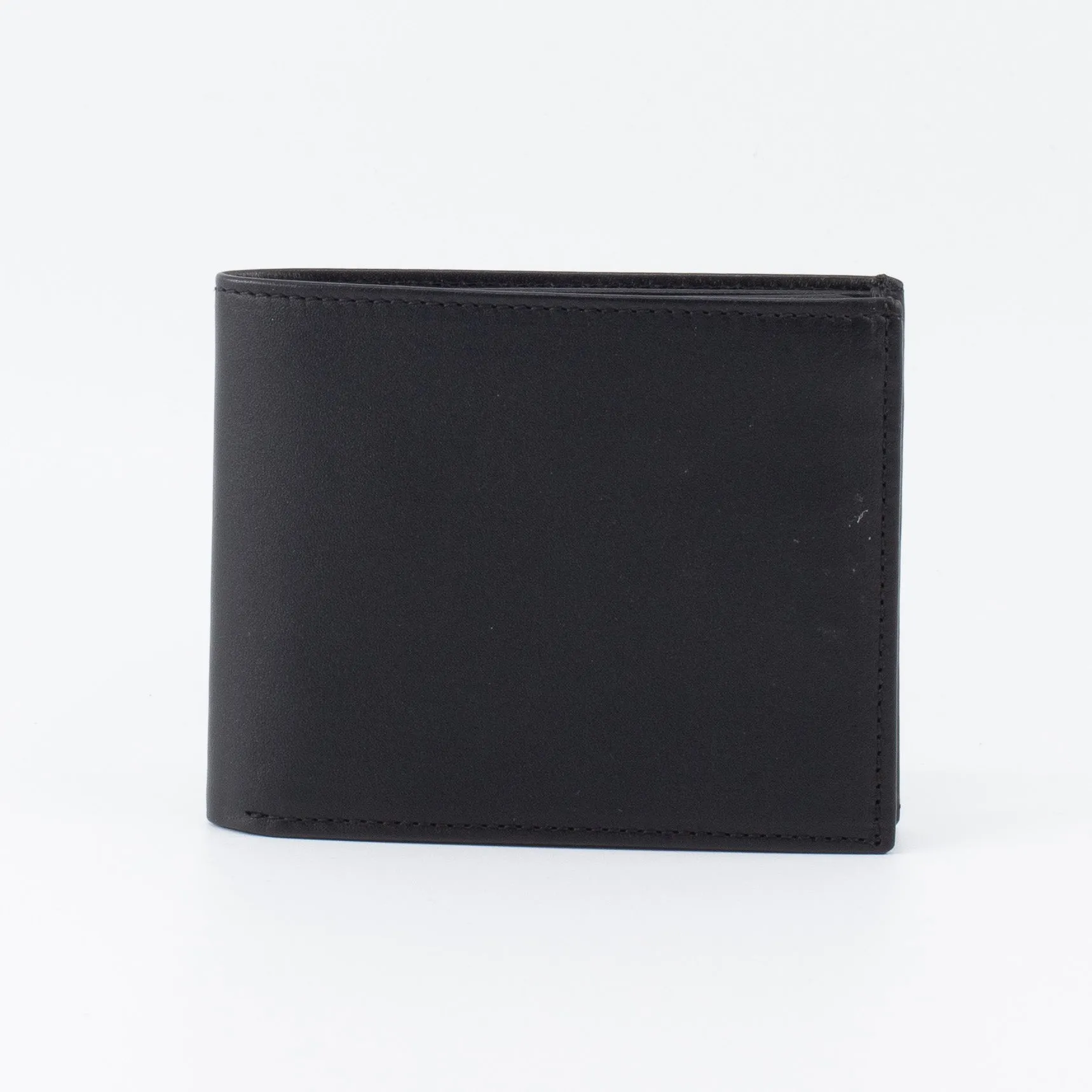 A Multifold, Premium Leather Wallet (Black)
