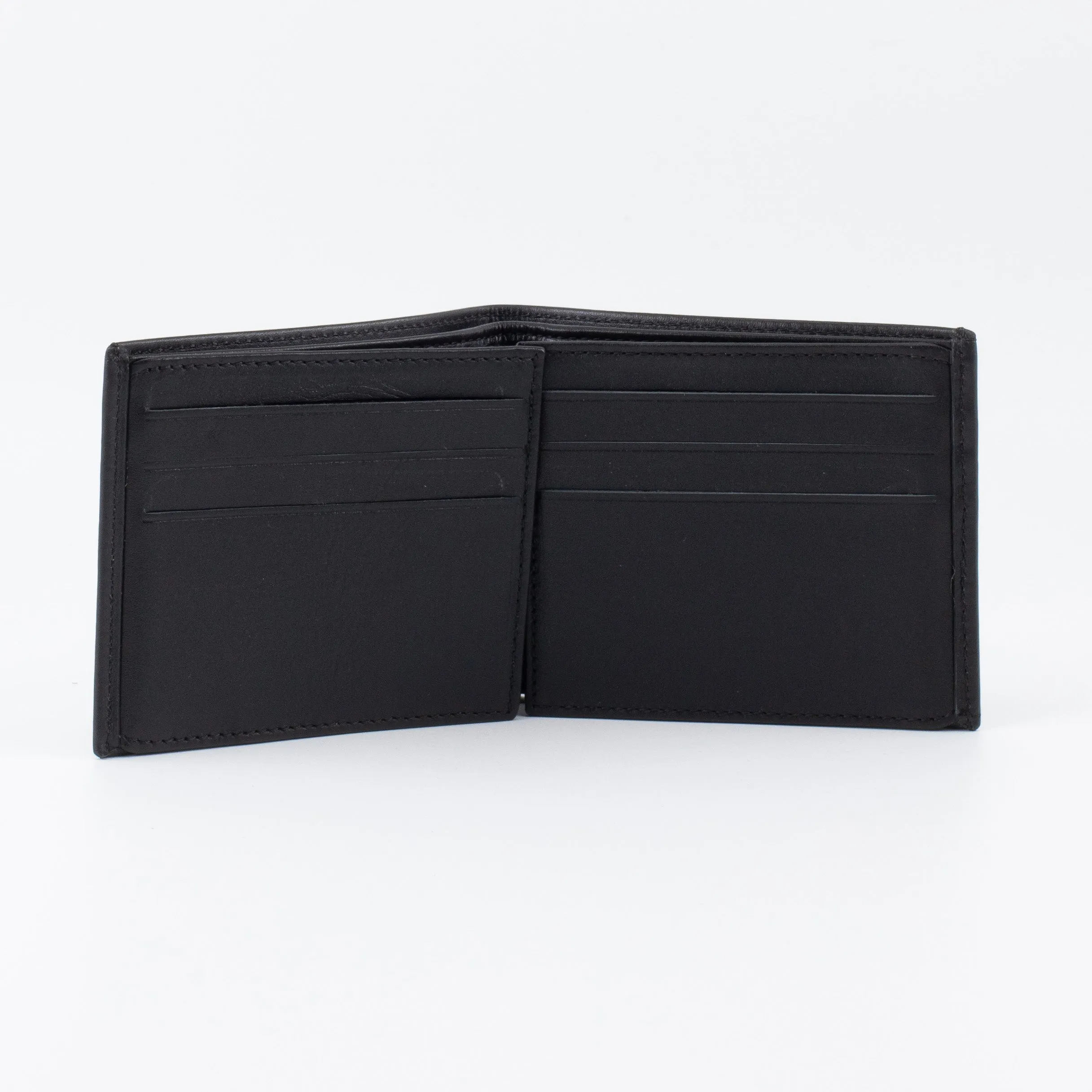 A Multifold, Premium Leather Wallet (Black)