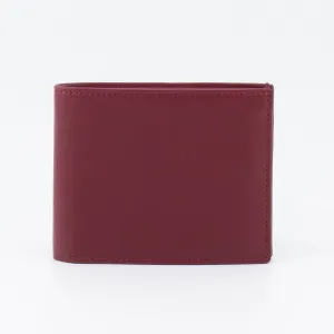 A Multifold, Premium Leather Wallet (Burgundy)