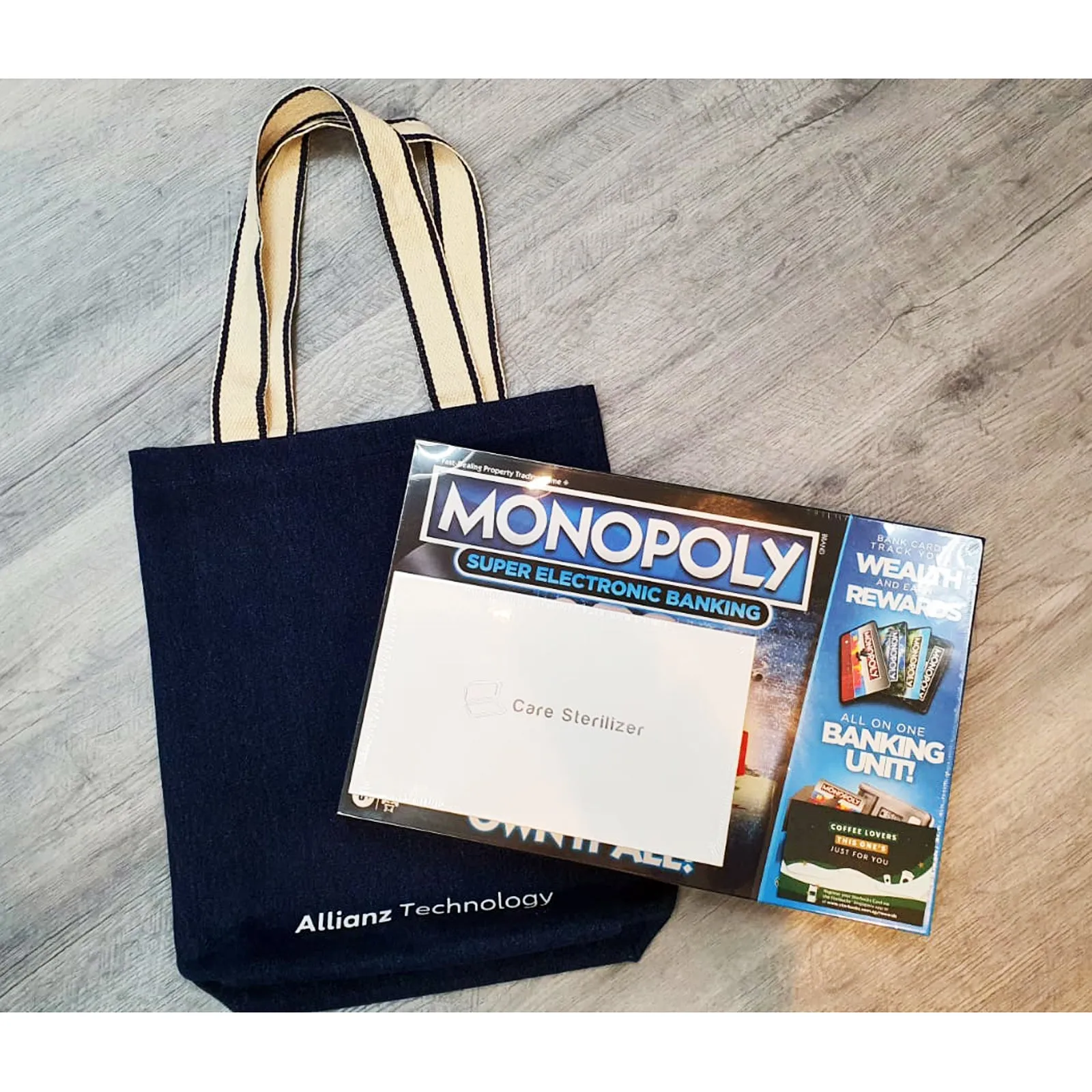 A3 Denim Tote Bag - With Customised A6 Message Card