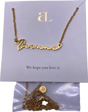 Abbott Lyon Gold Name Necklace