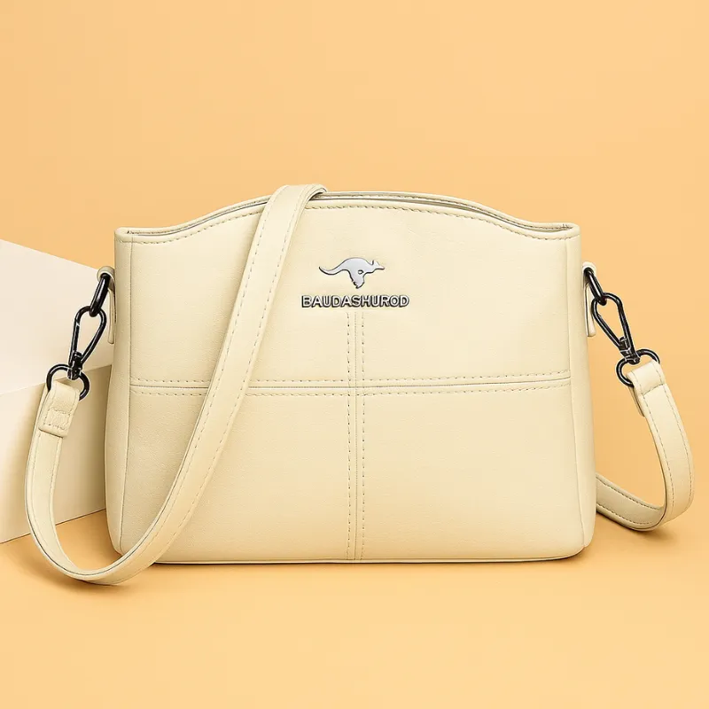 Adele | Classic Leather Crossbody Handbag