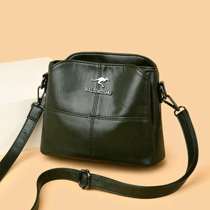 Adele | Classic Leather Crossbody Handbag
