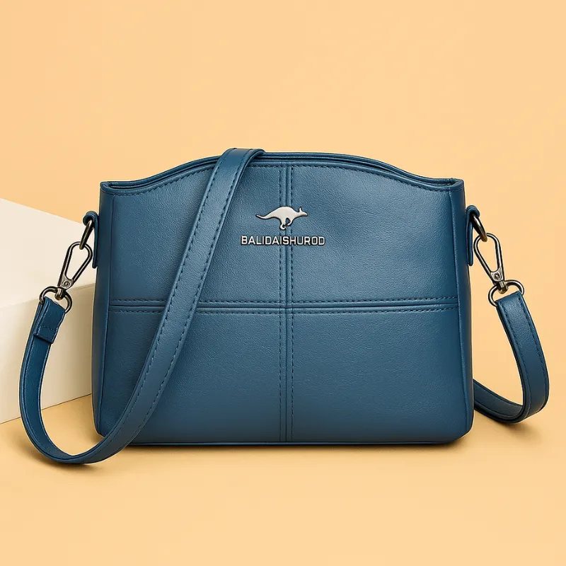 Adele | Classic Leather Crossbody Handbag