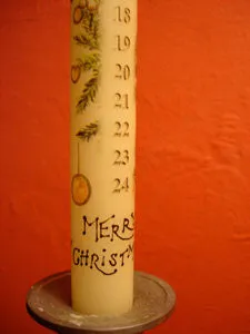 Advent Candle: Merry Christmas