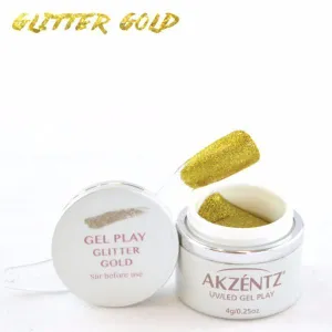 Akzentz Gel Play - Glitter Gold