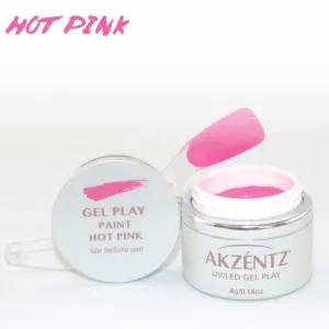 Akzentz Gel Play - Paint Hot Pink