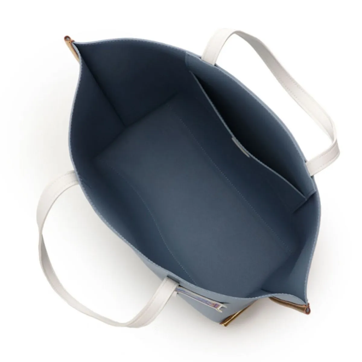 Aladdin Genie and Magic Carpet Drummer Blue Tote