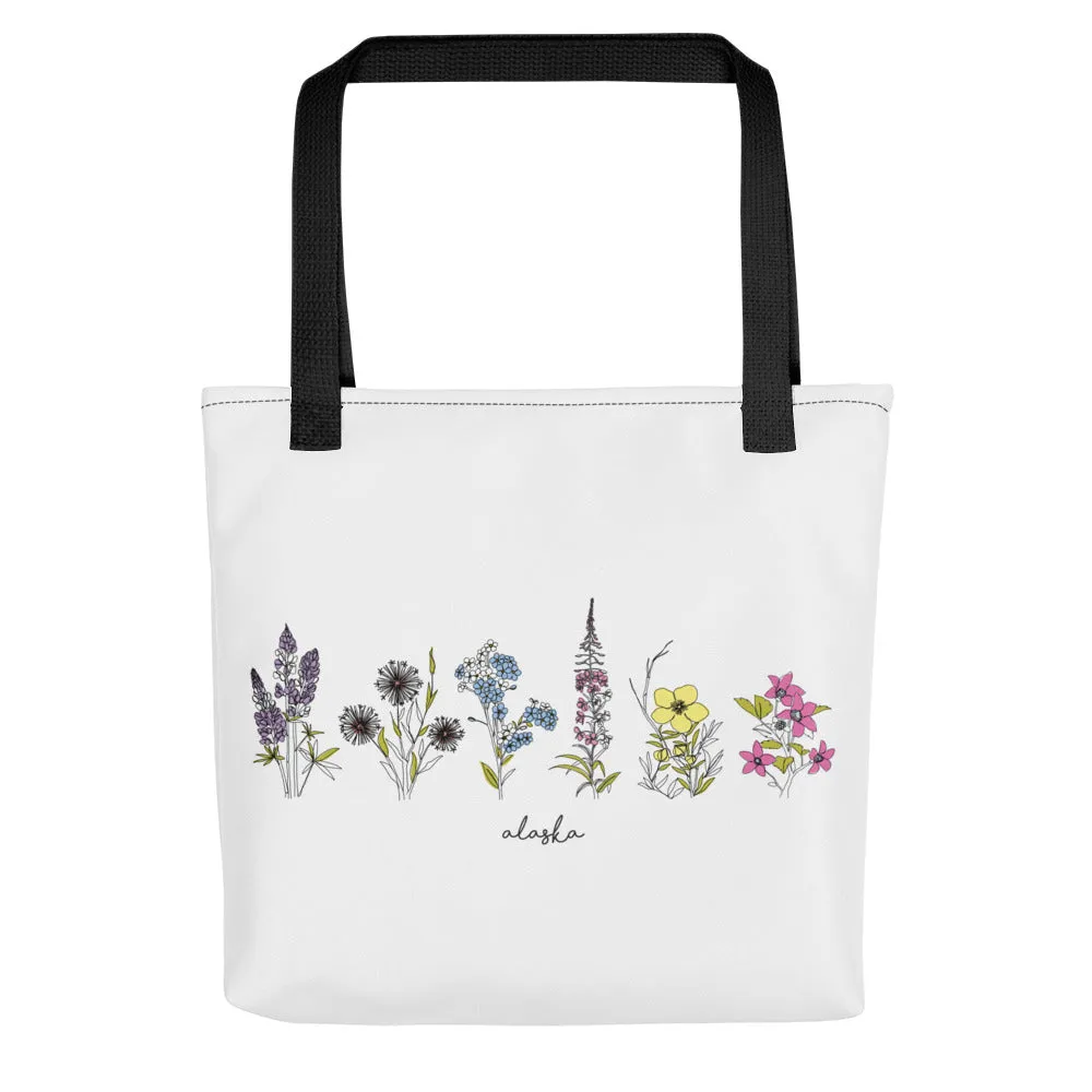 Alaska Wildflowers - Tote