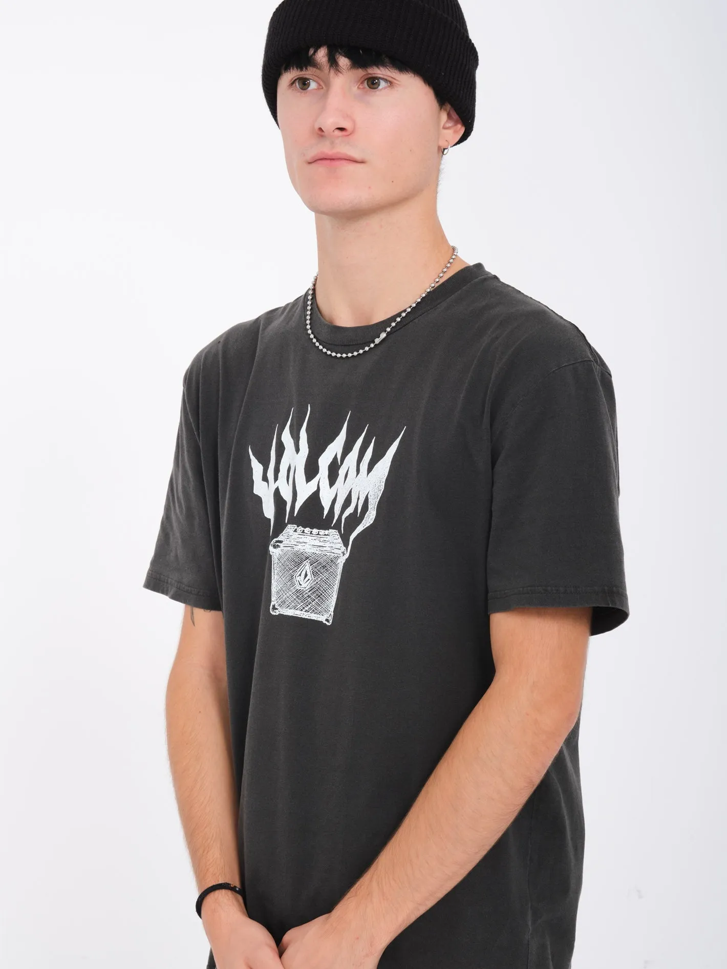 Amplified Stone T-Shirt - BLACK
