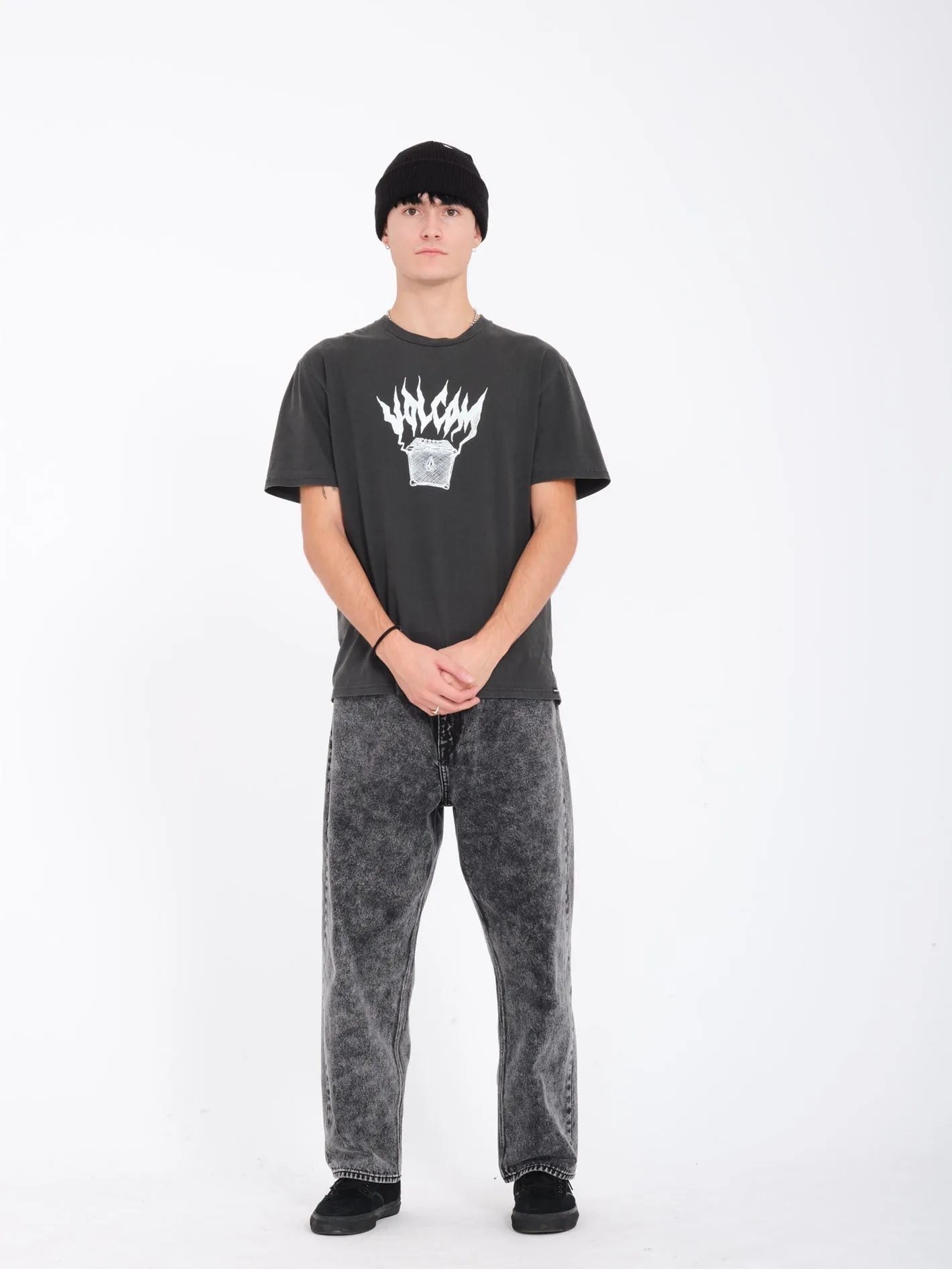 Amplified Stone T-Shirt - BLACK