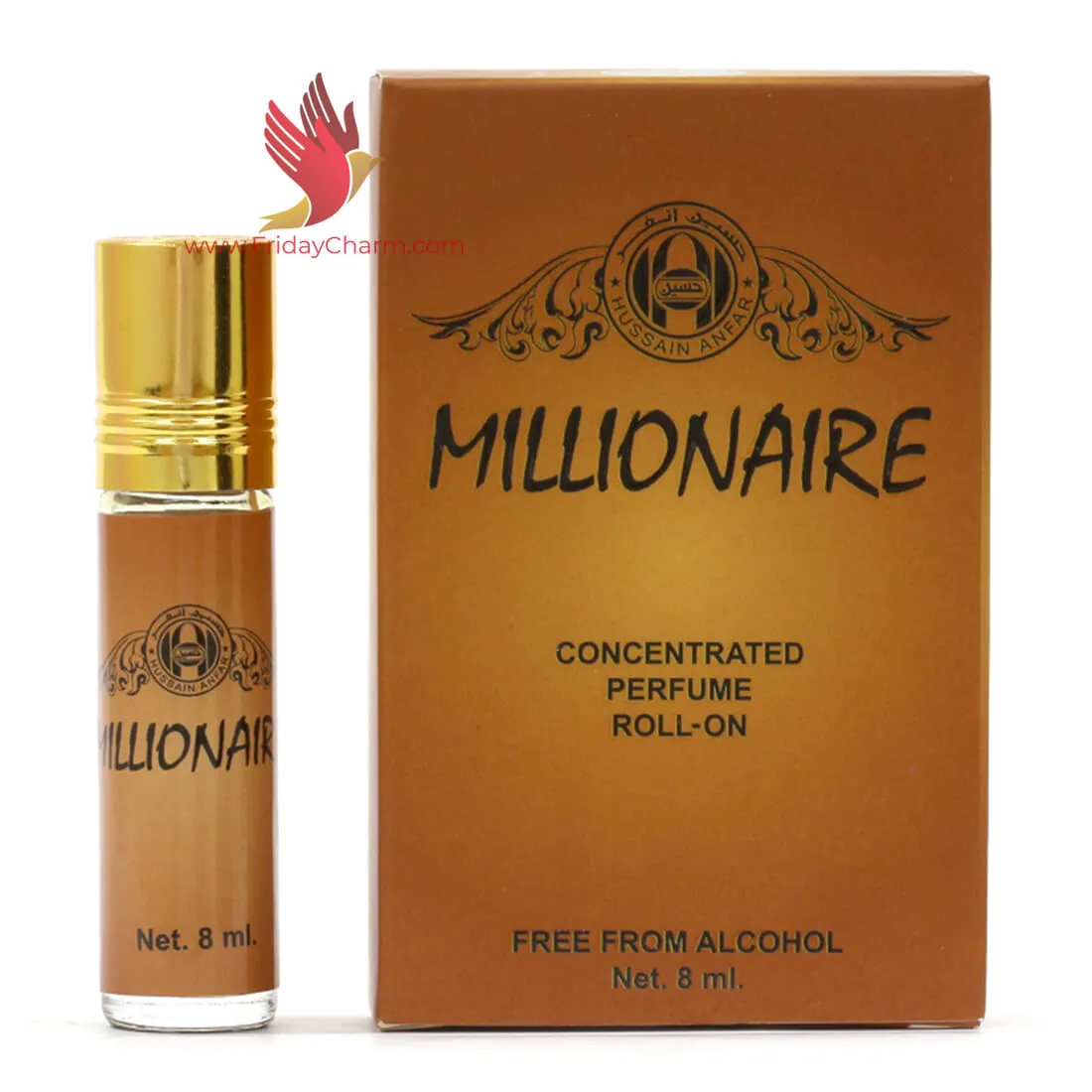 Anfar Millionaire, Desirable & Open UP Roll on Attar 8ml Pack Of 3