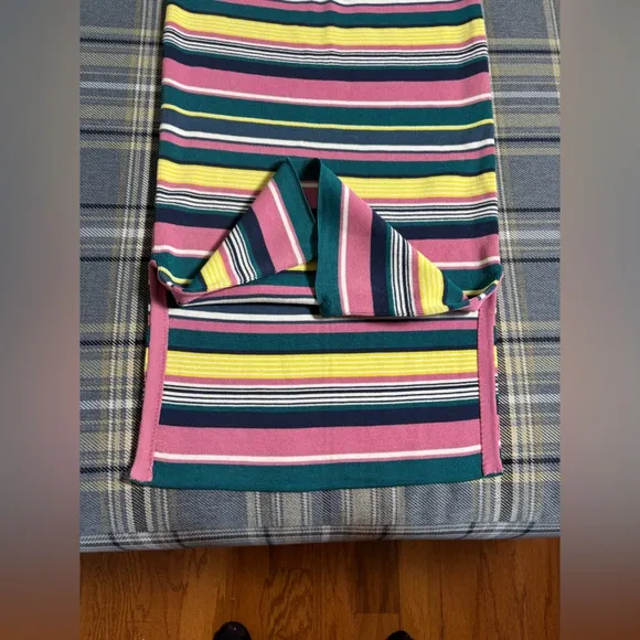 Anthropologie Maeve Lana Striped Midi Skirt NWT