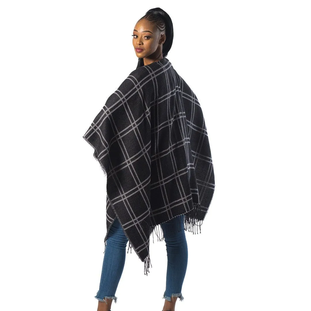 Aranda Molody High Bulk Jacquard Wrap Chess 150x168cm MY17Z