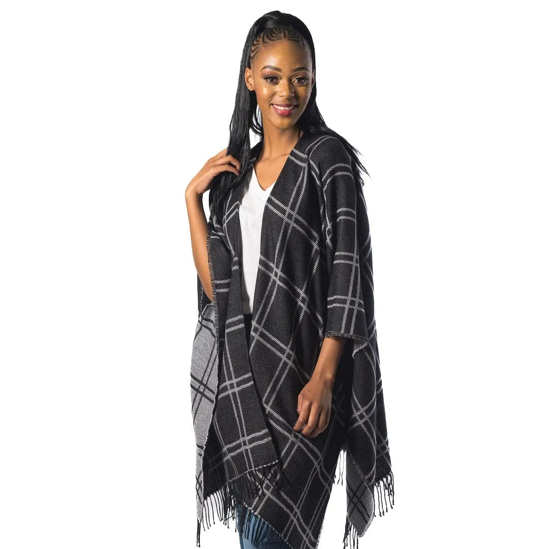 Aranda Molody High Bulk Jacquard Wrap Chess 150x168cm MY17Z