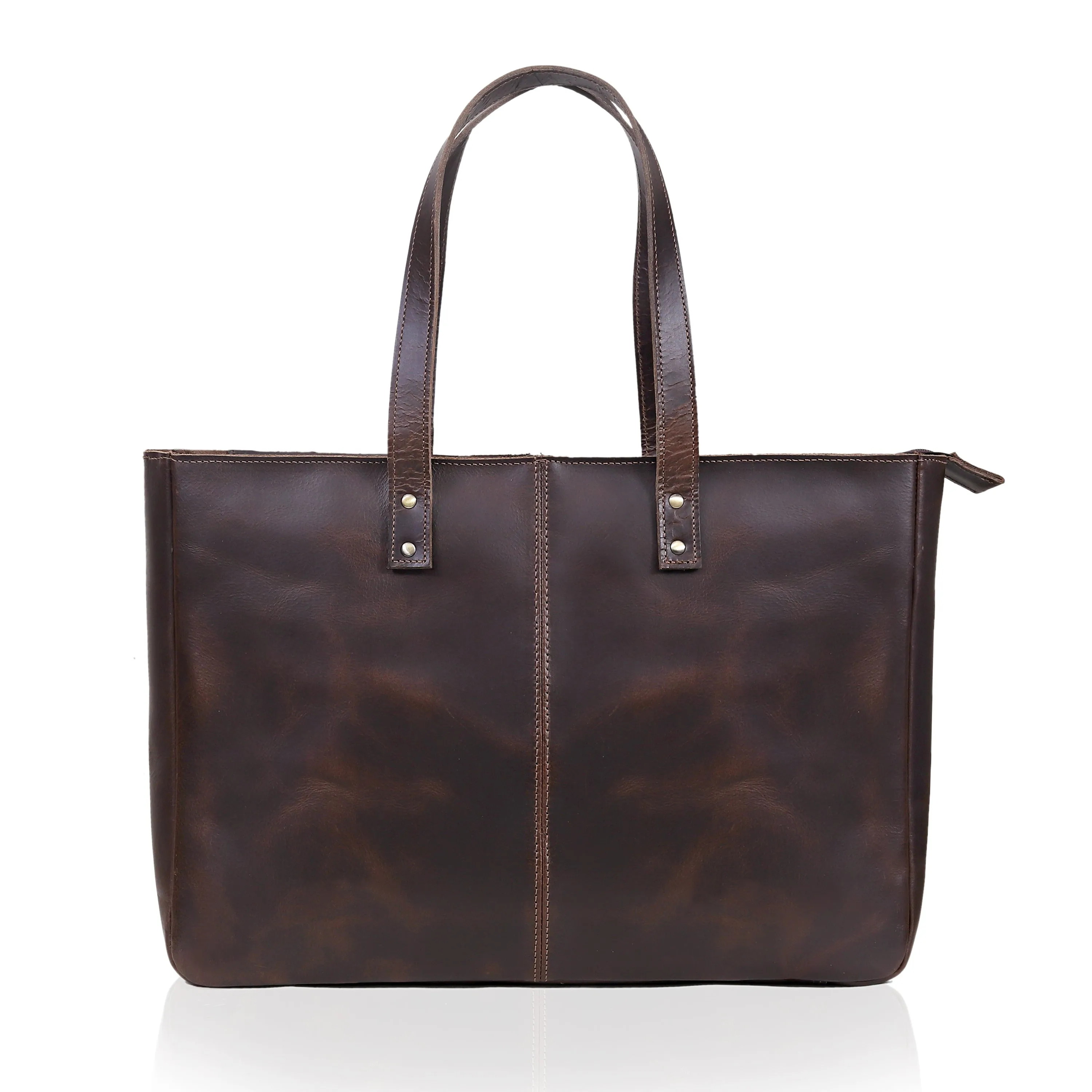 Ariana Buffalo Leather Tote Bag   Wallet Set