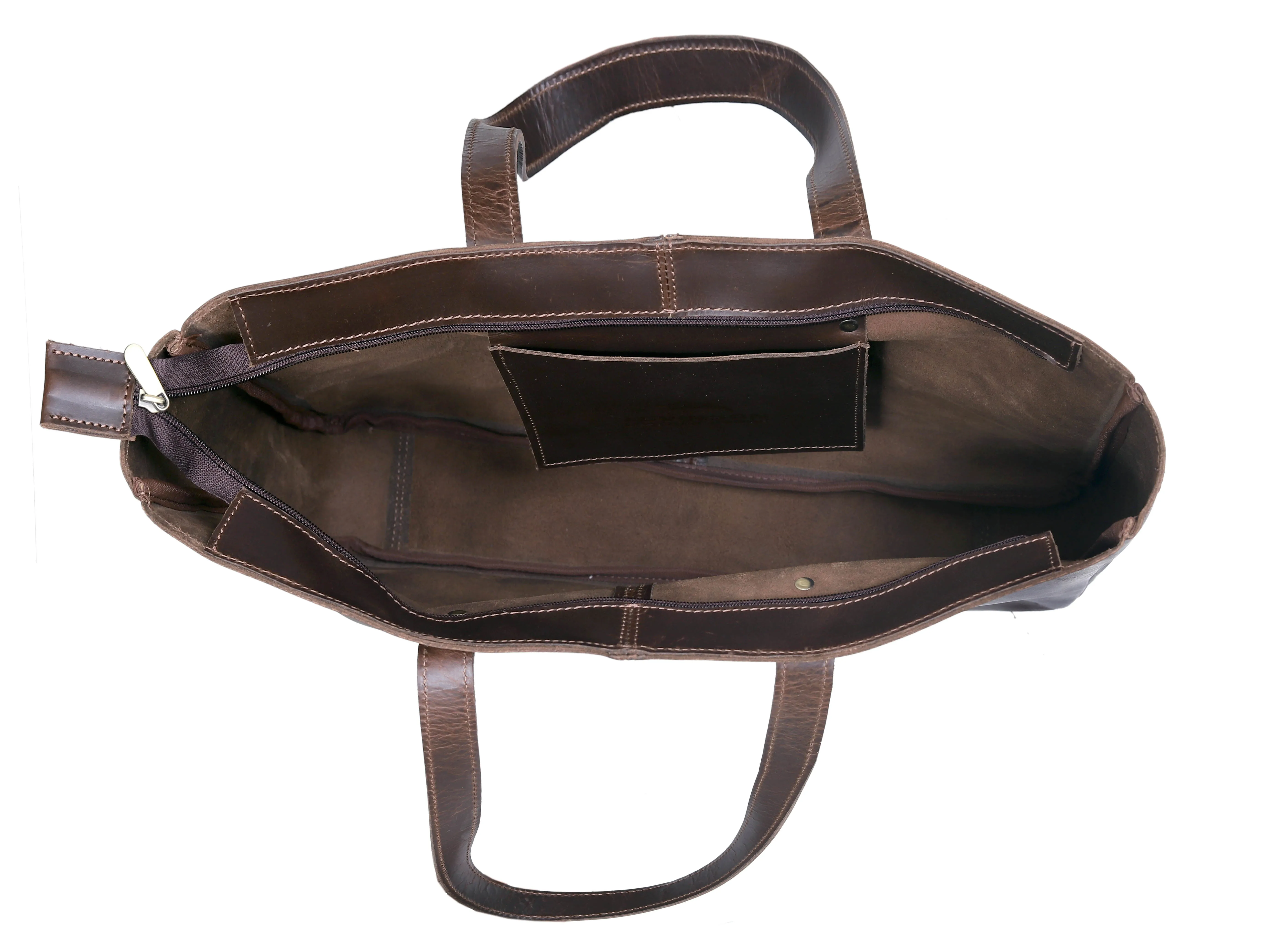 Ariana Buffalo Leather Tote Bag   Wallet Set