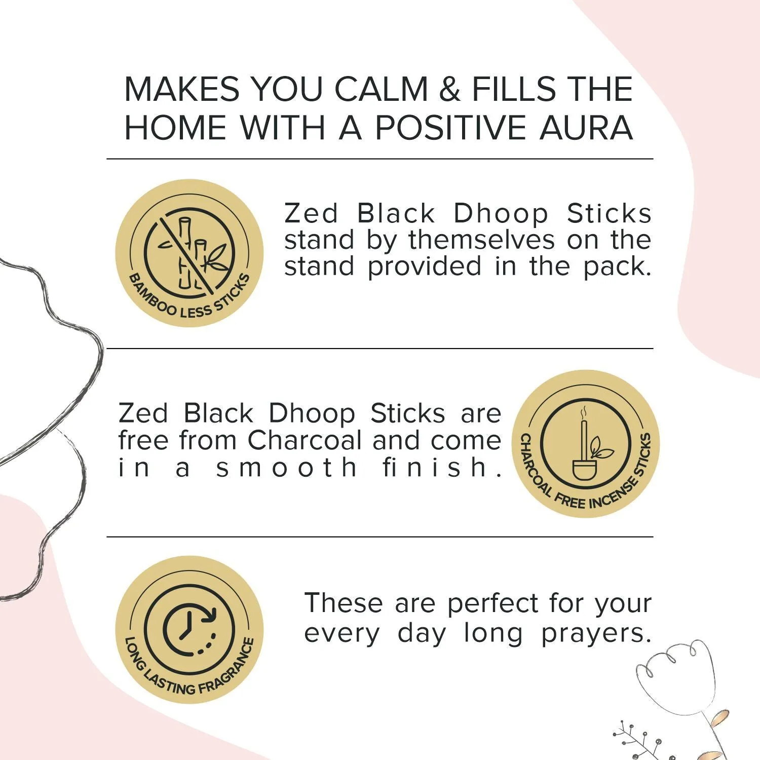 Arij Dhoop Stick Jar (Bambooless)