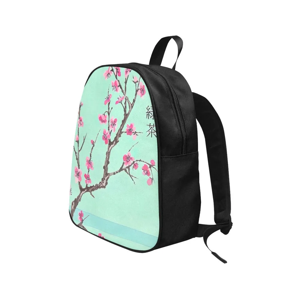 Arizona Green Tea Pattern Canvas Backpack