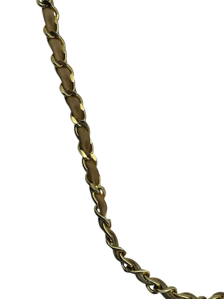 AS IS Vintage Chanel V-Stitch Chain Shoulder Tote  Bag