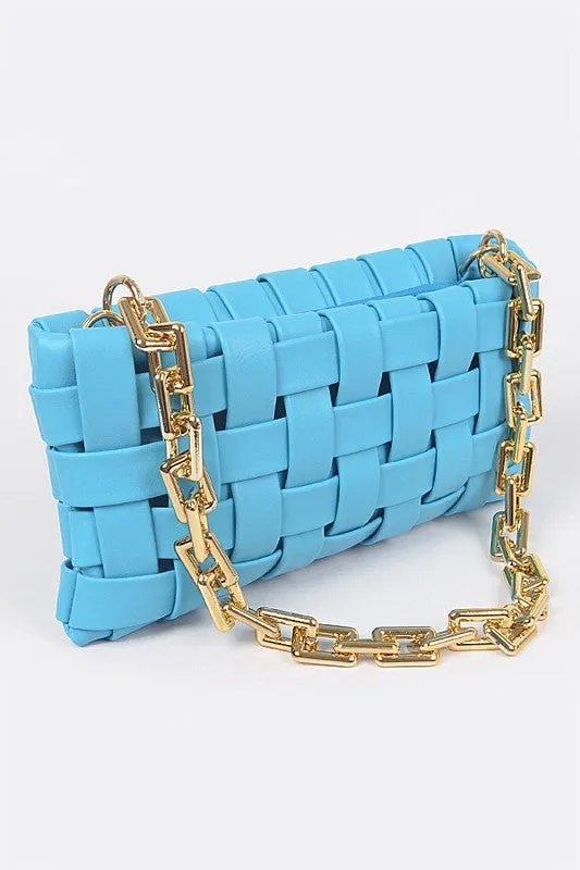 Ashly Braided Chain Crossbody Bag