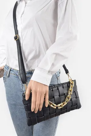 Ashly Braided Chain Crossbody Bag