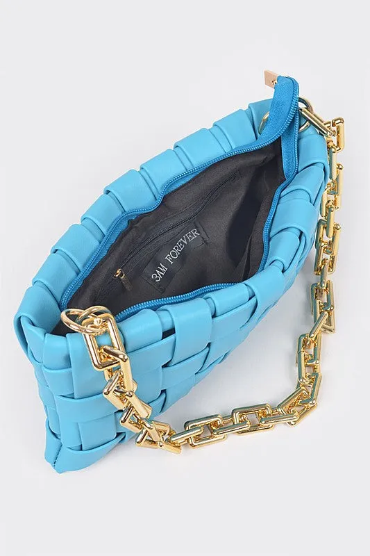 Ashly Braided Chain Crossbody Bag