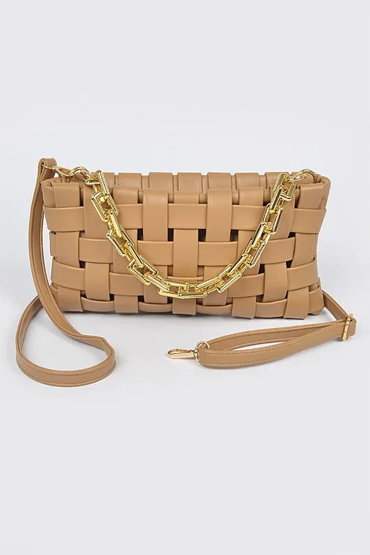 Ashly Braided Chain Crossbody Bag