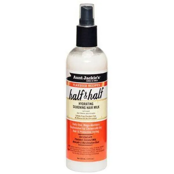 Aunt Jackie's Curls & Coils Flaxseed Recipes Half & Half Hydrating Silkening Hair Milk 355ml