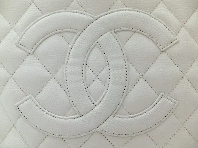 Authentic Chanel Caviar White (GST)
