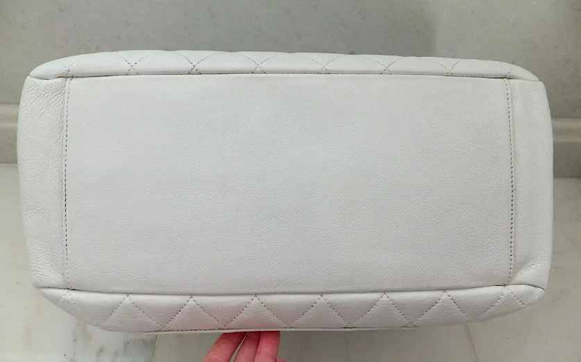 Authentic Chanel Caviar White (GST)
