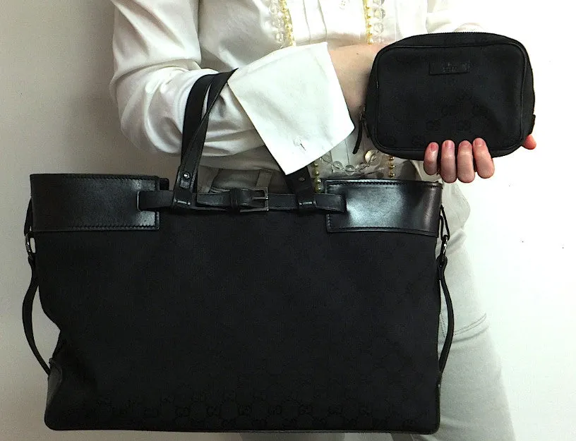 Authentic Gucci Large Logo Tote