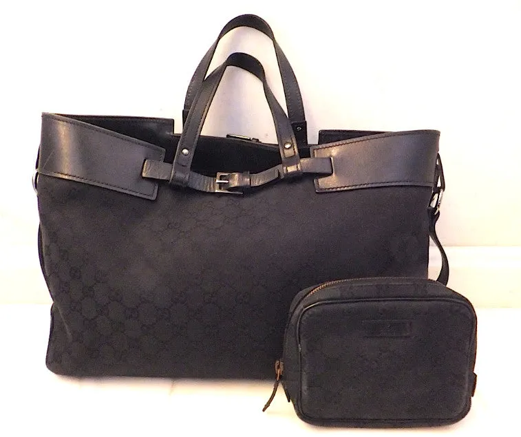 Authentic Gucci Large Logo Tote